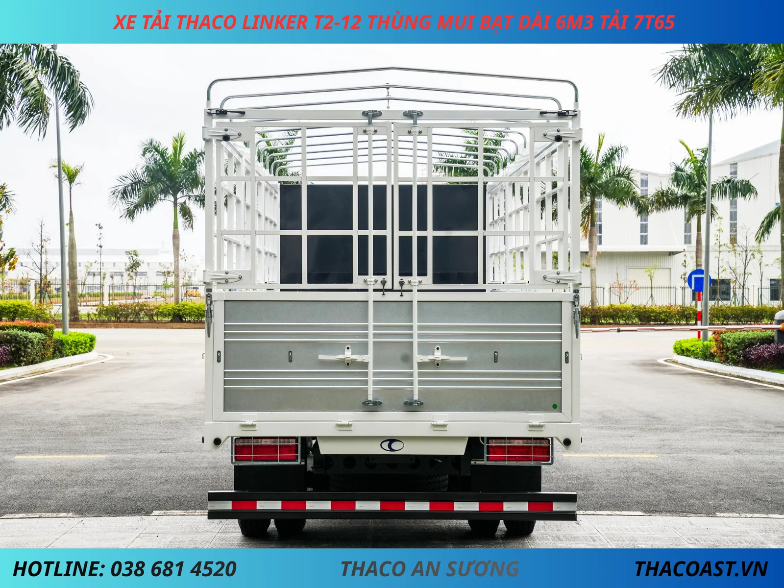 XE TẢI 8 TẤN THACO LINKER T2-12 THÙNG MUI BẠT DÀI 6M3