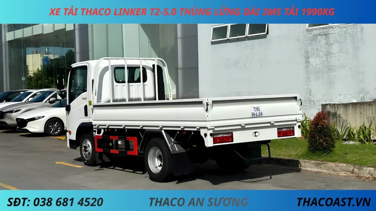 XE TẢI 2 TẤN THACO LINKER T2-5.0 THÙNG LỬNG DÀI 3M6