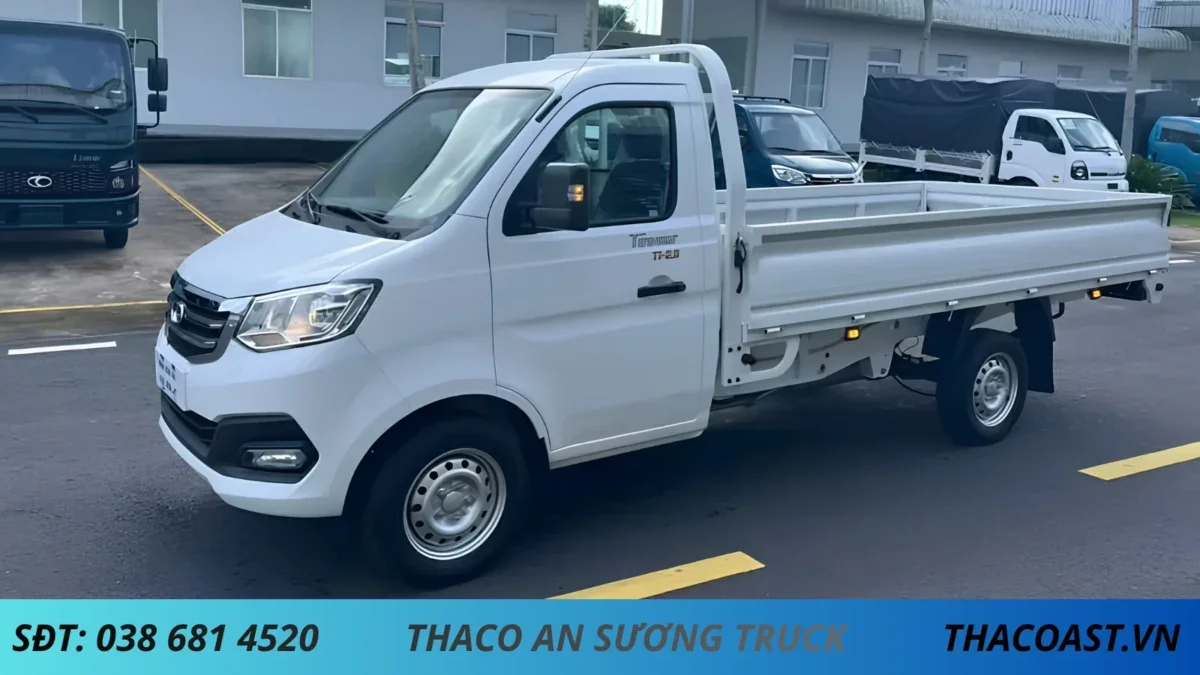XE TẢI THACO TOWNER TF240 THÙNG LỬNG (3) XE TẢI NHẸ 1 TẤN 5 TF240 THÙNG LỬNG DÀI 3M25