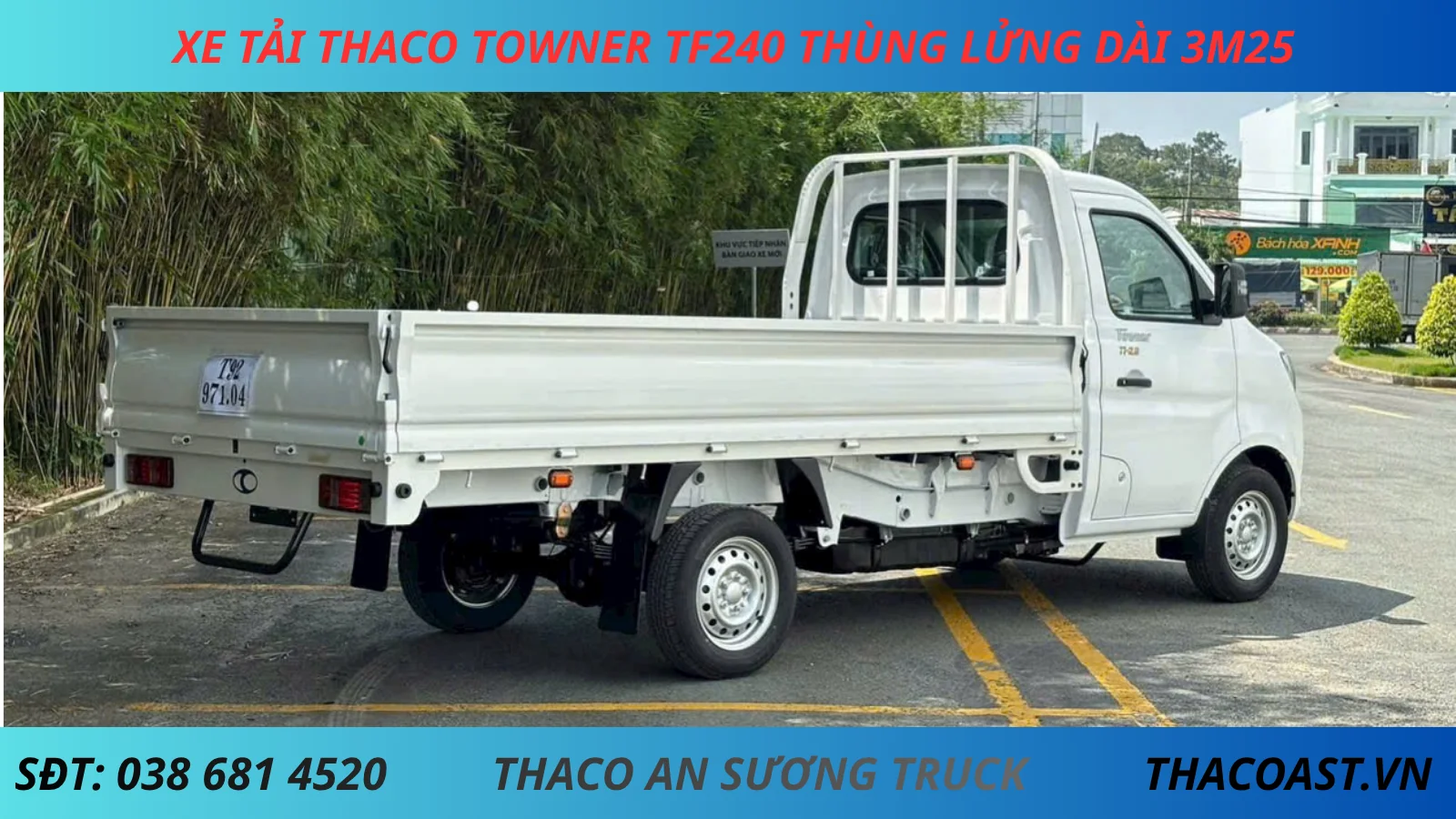 XE TẢI NHẸ 1T5 TF240 THÙNG LỬNG DÀI 3M25