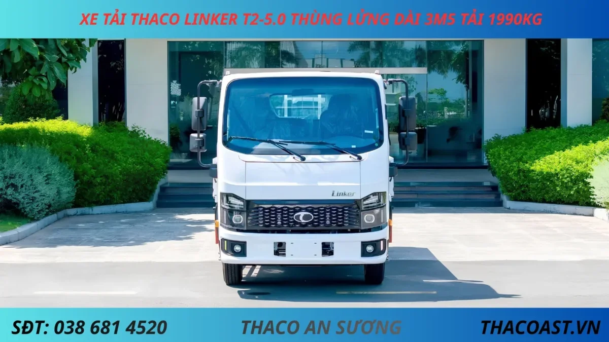 XE TẢI 2 TẤN THACO LINKER T2-5.0 THÙNG LỬNG DÀI 3M6