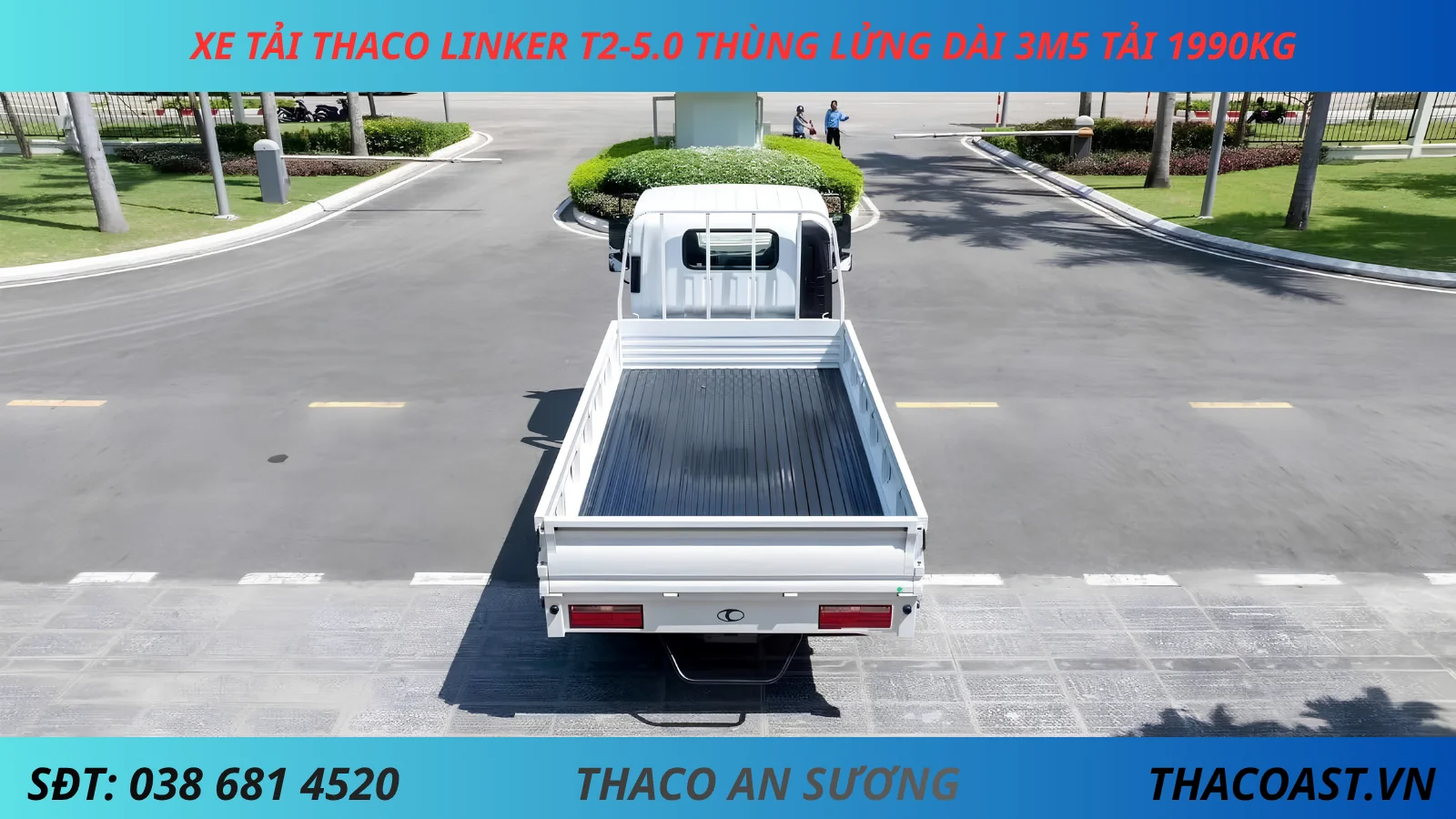 XE TẢI 2 TẤN THACO LINKER T2-5.0 THÙNG LỬNG DÀI 3M6