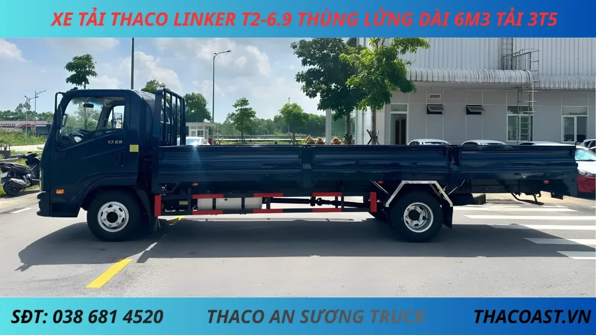 XE TẢI 3 TẤN 5 THACO LINKER T2-6.9 THÙNG LỬNG DÀI 6M3
