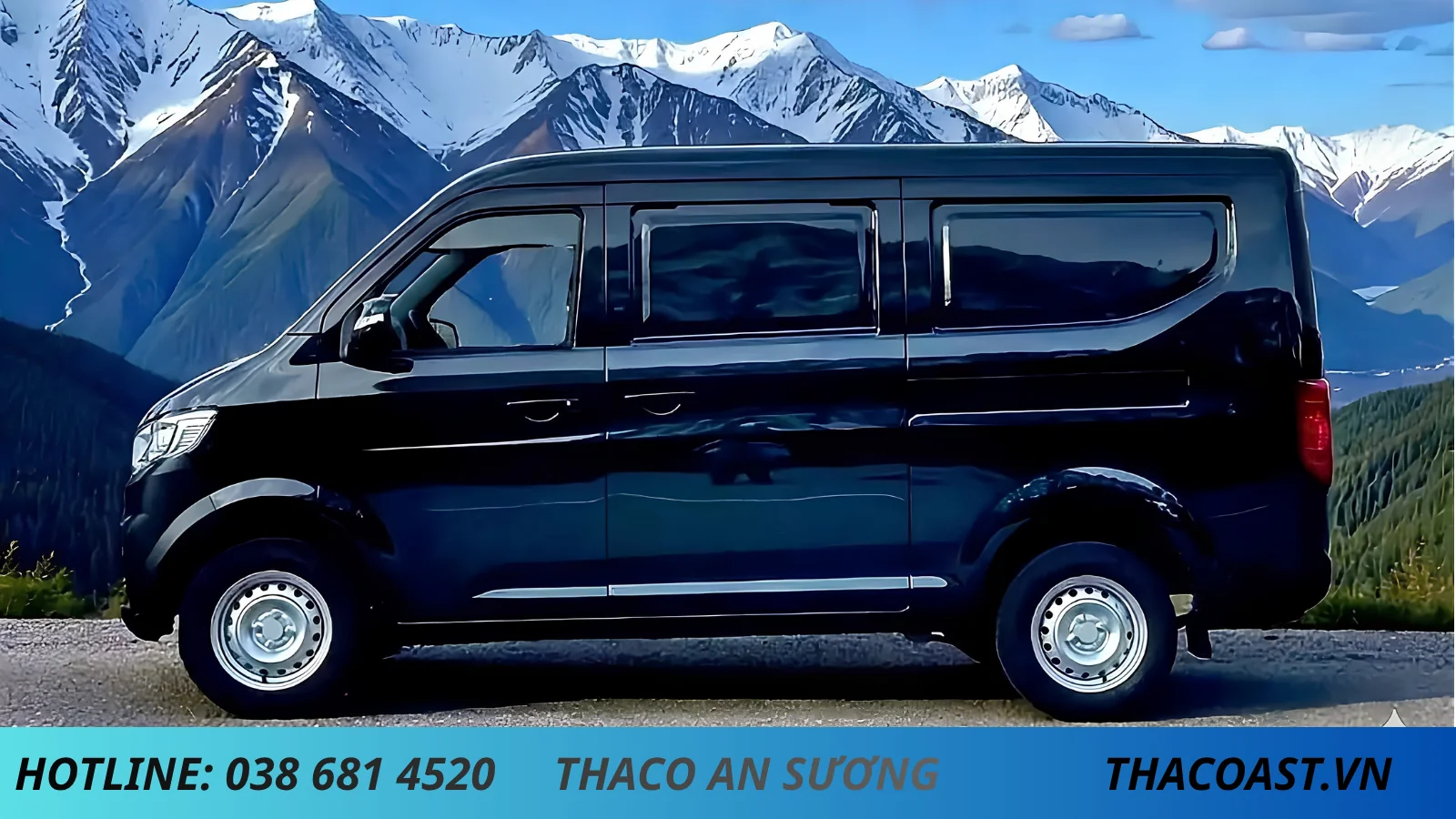 Xe tải van tf420e thùng dài 2m3 giá rẻ màu đen