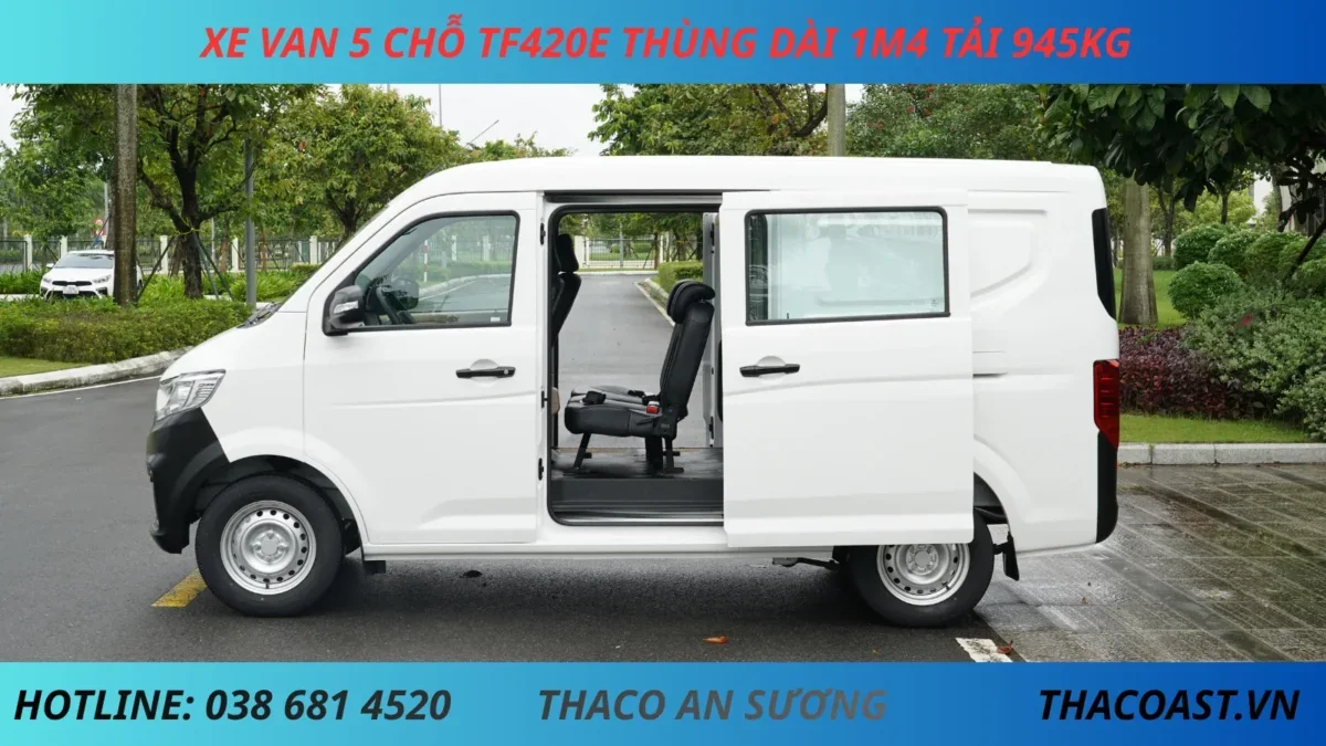 Xe tải van Tf420E5S (5) Xe tải van Tf420E5S thùng dài 1m4 5 chỗ