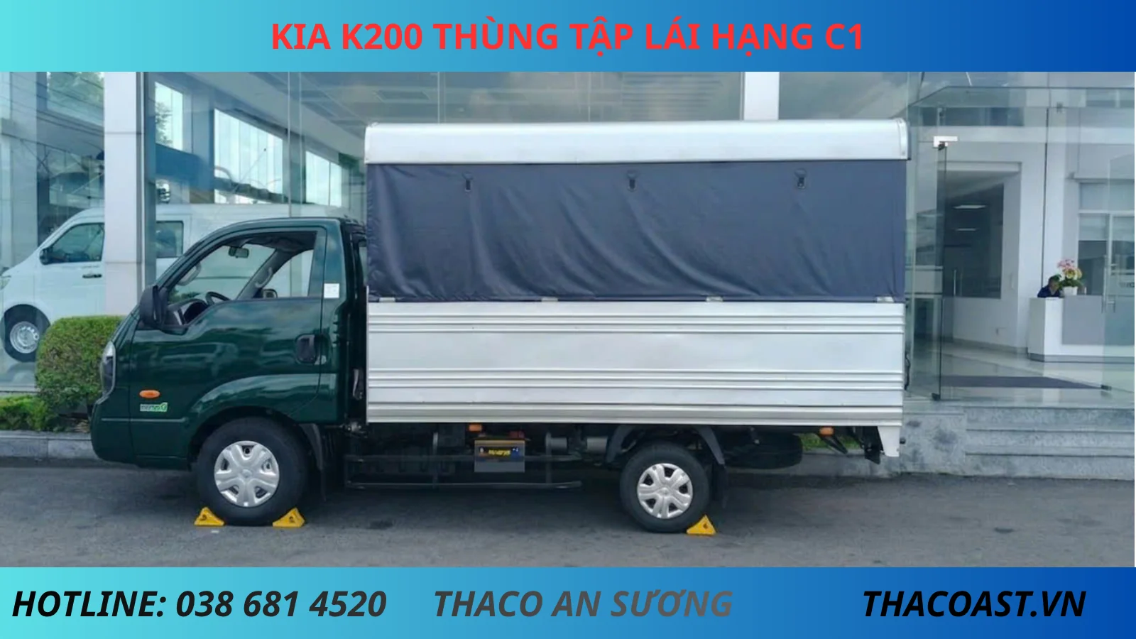 Xe tập lái Kia K200 màu rêu