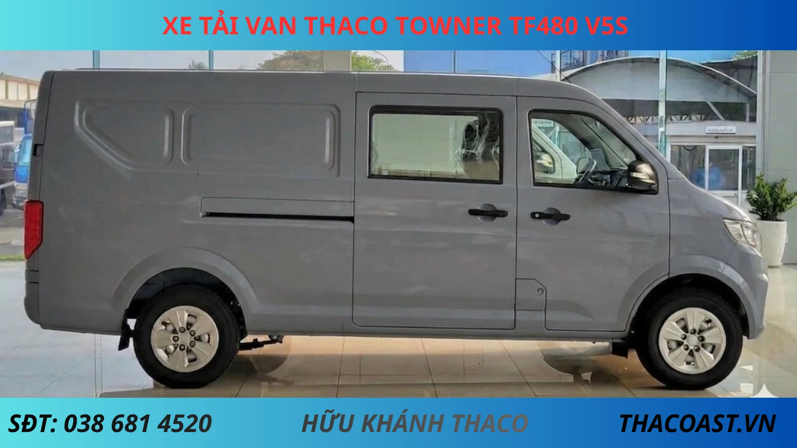 Xe van 5 chỗ TF480 là lựa chọn lý tưởng cho nhu cầu vừa chở người vừa chở hàng linh hoạt trong đô thị. Với thiết kế hiện đại, khoang nội thất rộng rãi và khả năng vận hành bền bỉ, TF480 mang đến hiệu quả kinh doanh tối ưu. Dòng xe van 5 chỗ này còn nổi bật với mức tiêu hao nhiên liệu hợp lý, chi phí đầu tư thấp, phù hợp cho cá nhân và doanh nghiệp vận tải.