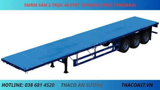 SMRM SÀN 3 TRỤC 45 FEET 10 KHÓA (TRỤC FENGBAO) SMRM Sàn 3 Trục 45 Feet 10 khóa (Trục Fengbao)