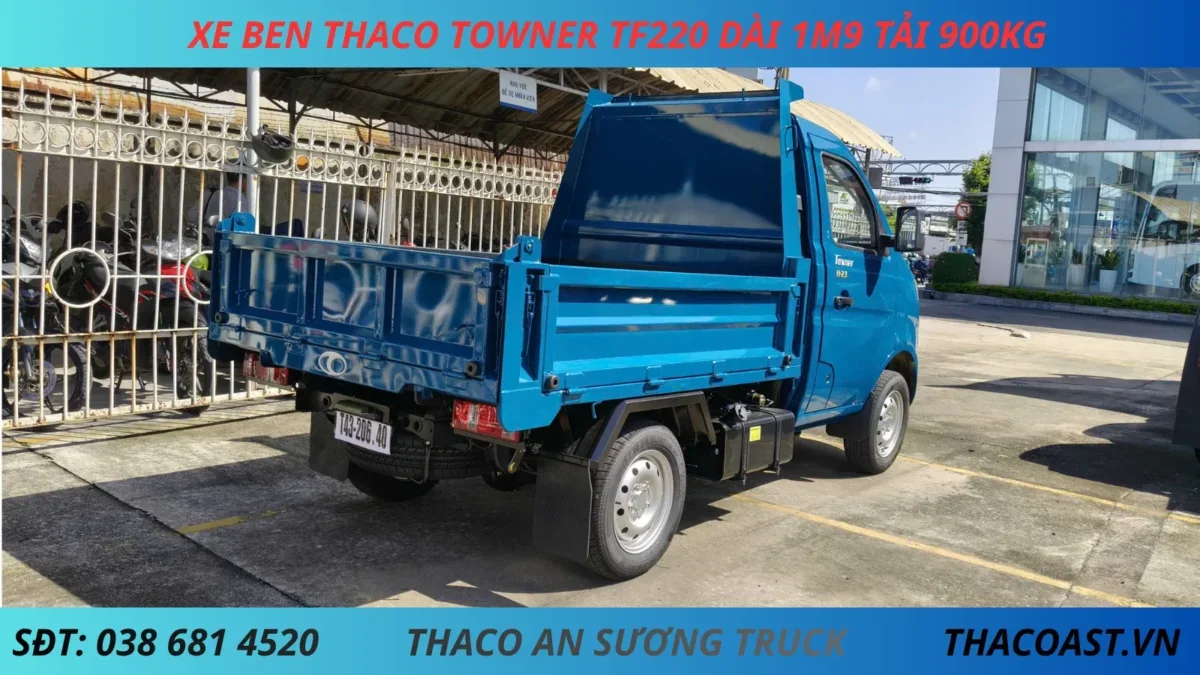 XE BEN TF220 TẢI 900KG (8) XE BEN TF220 TẢI 900KG