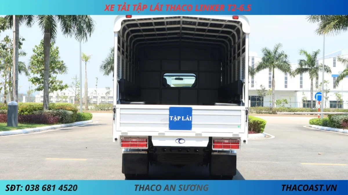 XE TẢI TẬP LÁI THACO LINKER T2-6.5 (10) XE TẬP LÁI THACO LINKER T2-6.5 THÙNG DÀI 4M45