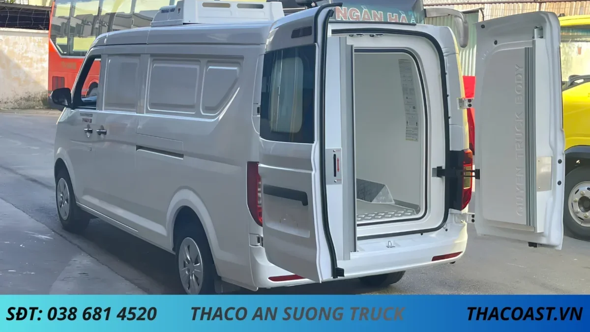 XE VAN THÙNG ĐÔNG LẠNH TF480 (5) XE VAN ĐÔNG LẠNH TF480 THÙNG DÀI 2M5 TẢI 660KG