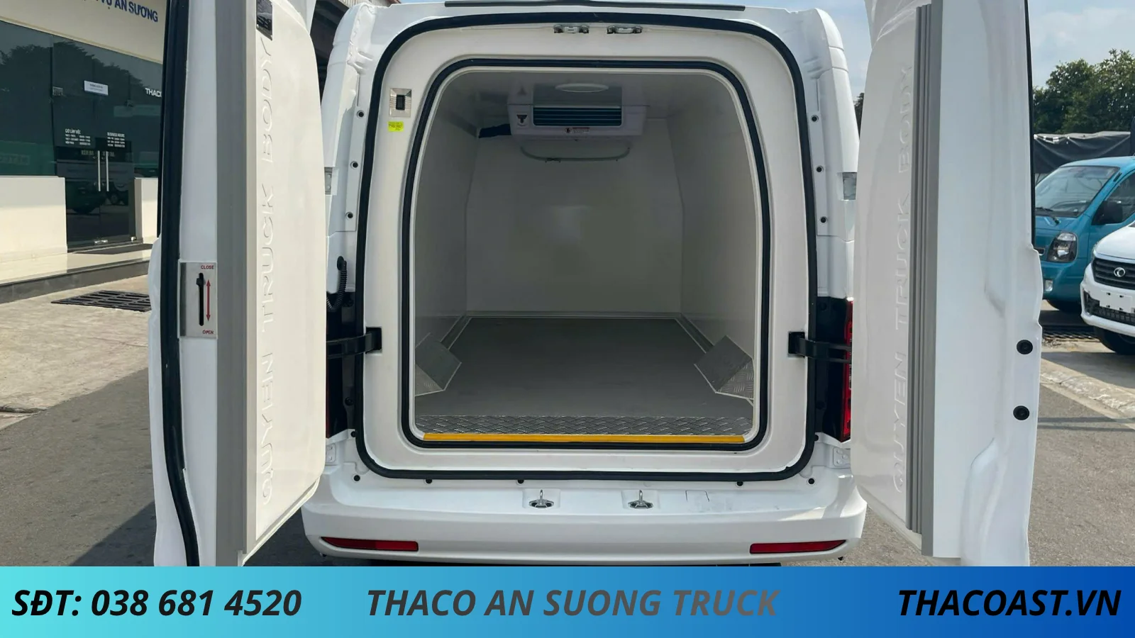 THÙNG XE VAN THÙNG ĐÔNG LẠNH TF480 THÙNG DÀI 2M5 TẢI 660KG