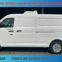 XE VAN THÙNG ĐÔNG LẠNH TF480 MÀU TRẮNG XE VAN ĐÔNG LẠNH TF480 THÙNG DÀI 2M5 TẢI 660KG