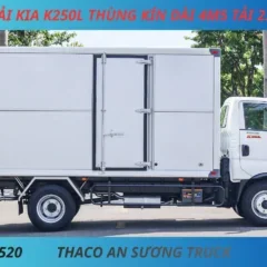 ẮC XE TẢI KIA K250L THÙNG KÍN (2) XE TẢI 2 TẤN KIA K250L THÙNG KÍN DÀI 4M5