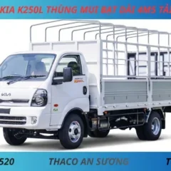 ẢNH NỀN XE TẢI KIA K250L THÙNG MUI BẠT 2026 XE TẢI KIA 2T5 K250L THÙNG MUI BẠT DÀI 4M5