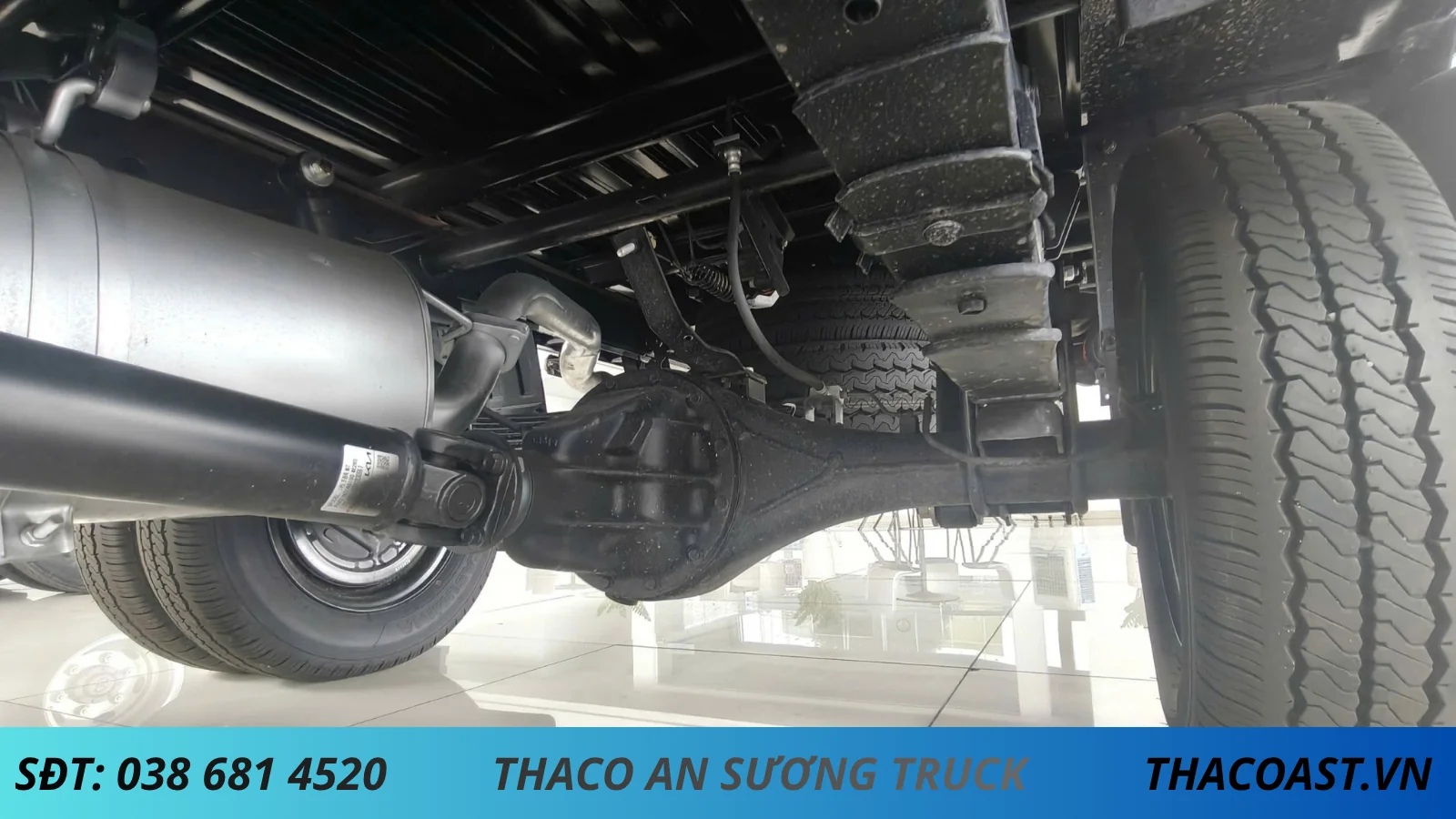 CẦU SAU XE TẢI KIA K200 THÙNG MUI BẠT KHÔNG BỬNG TẢI 1950KG THÙNG DÀI 3M2