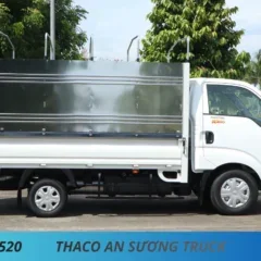 XE TẢI KIA K200 THÙNG MUI BẠT MỞ 3 BỬNG DÀI 3M2 TẢI 1950KG