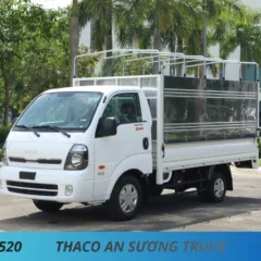 XE TẢI KIA K200 THÙNG MUI BẠT MỞ 3 BỬNG DÀI 3M2 TẢI 1950KG