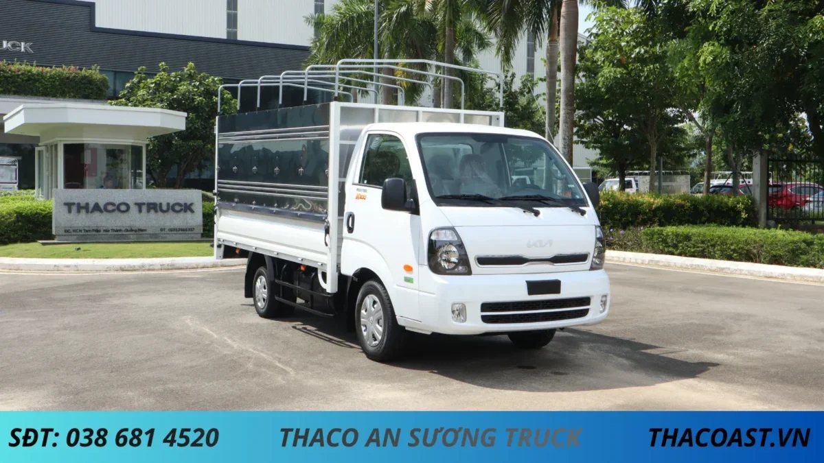 XE TẢI KIA K200 THÙNG MUI BẠT MỞ 3 BỬNG DÀI 3M2 TẢI 1950KG