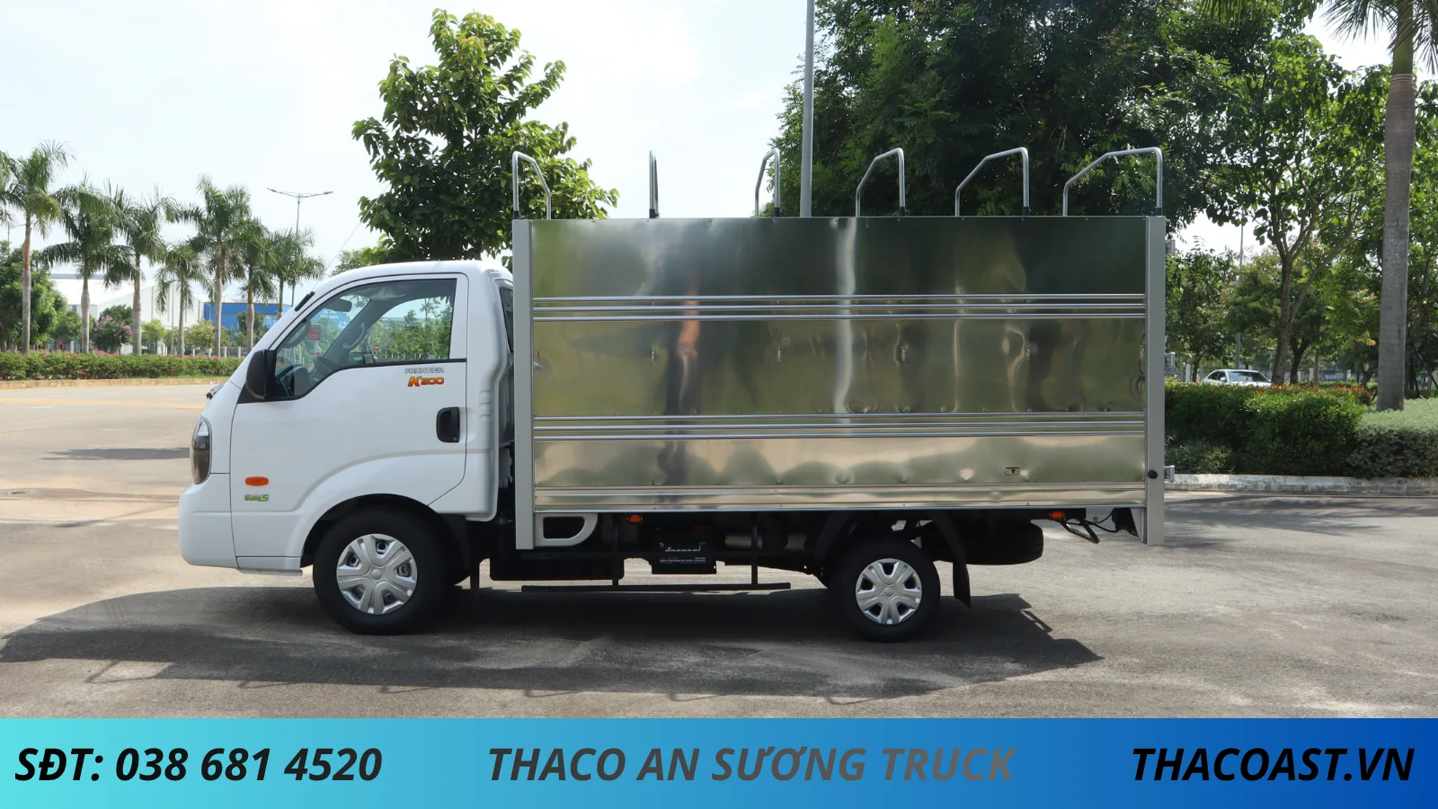 XE TẢI KIA K200 THÙNG MUI BẠT KHÔNG BỬNG TẢI 1950KG THÙNG DÀI 3M2