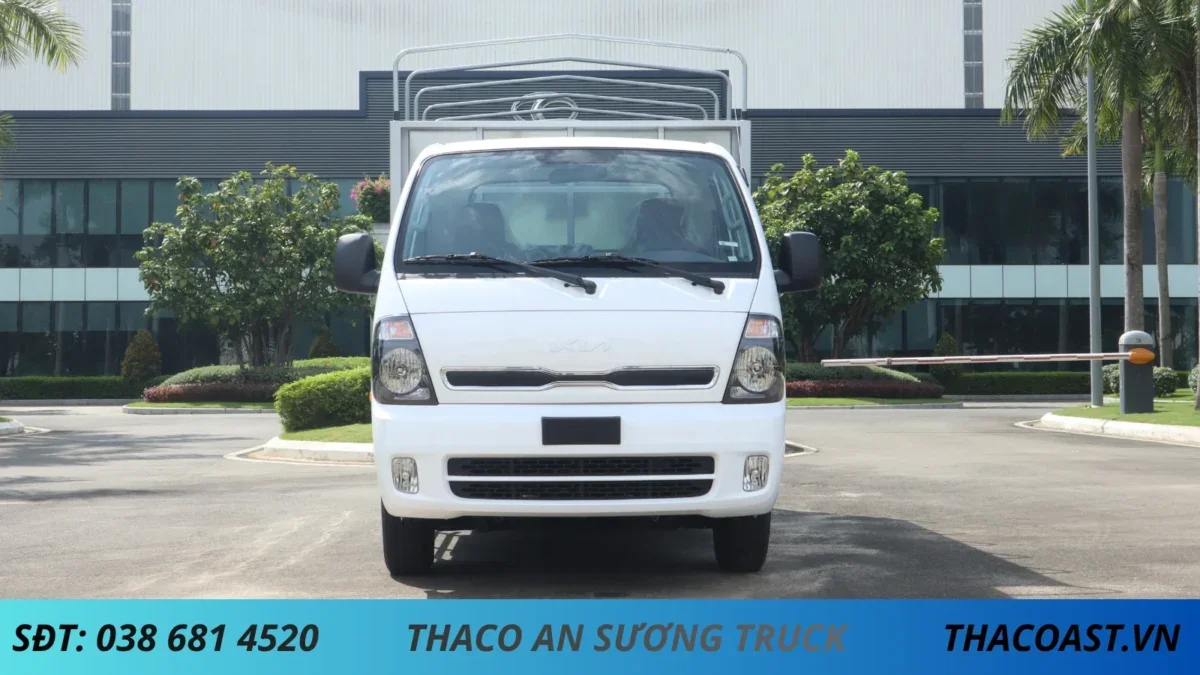 thùng kia k200 thùng mui bạt không bửng (7) XE TẢI KIA K200 THÙNG MUI BẠT KHÔNG MỞ BỬNG DÀI 3M2 TẢI 1950KG MÀU TRẮNG