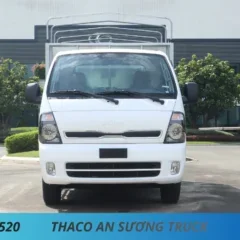thùng kia k200 thùng mui bạt không bửng (7) XE TẢI KIA K200 THÙNG MUI BẠT KHÔNG MỞ BỬNG DÀI 3M2 TẢI 1950KG MÀU TRẮNG