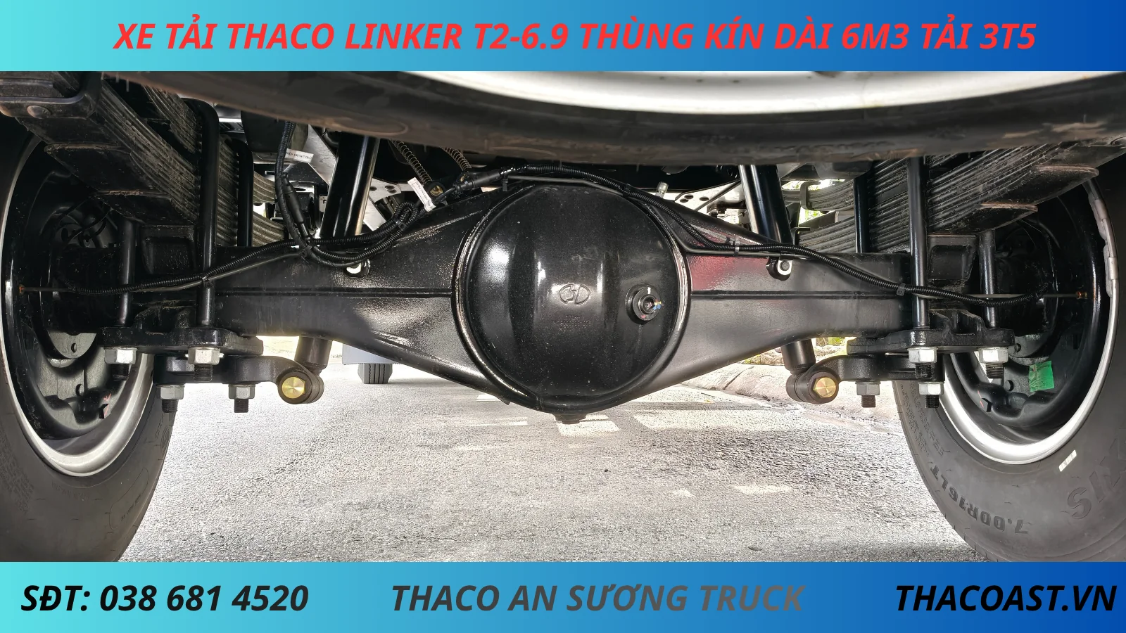CẦU SAU XE TẢI 3T5 THACO LINKER T2-6.9