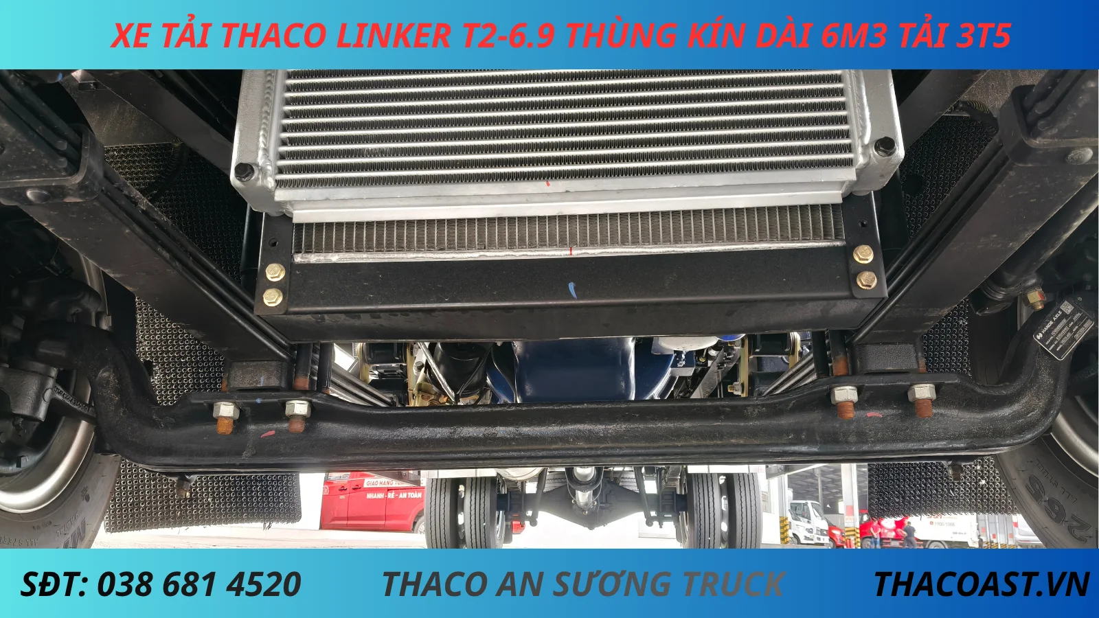 CẦU TRƯỚC XE TẢI 3T5 THACO LINKER T2-6.9