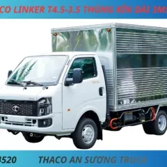 NỀN THACO LINKER T4.5-3.5 THÙNG KÍN THACO LINKER T4.5-3.5 THÙNG DÀI 3M5