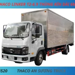 XE TẢI 3T5 THACO LINKER T2-6.9 THÙNG DÀI 6M3 THÙNG KÍN