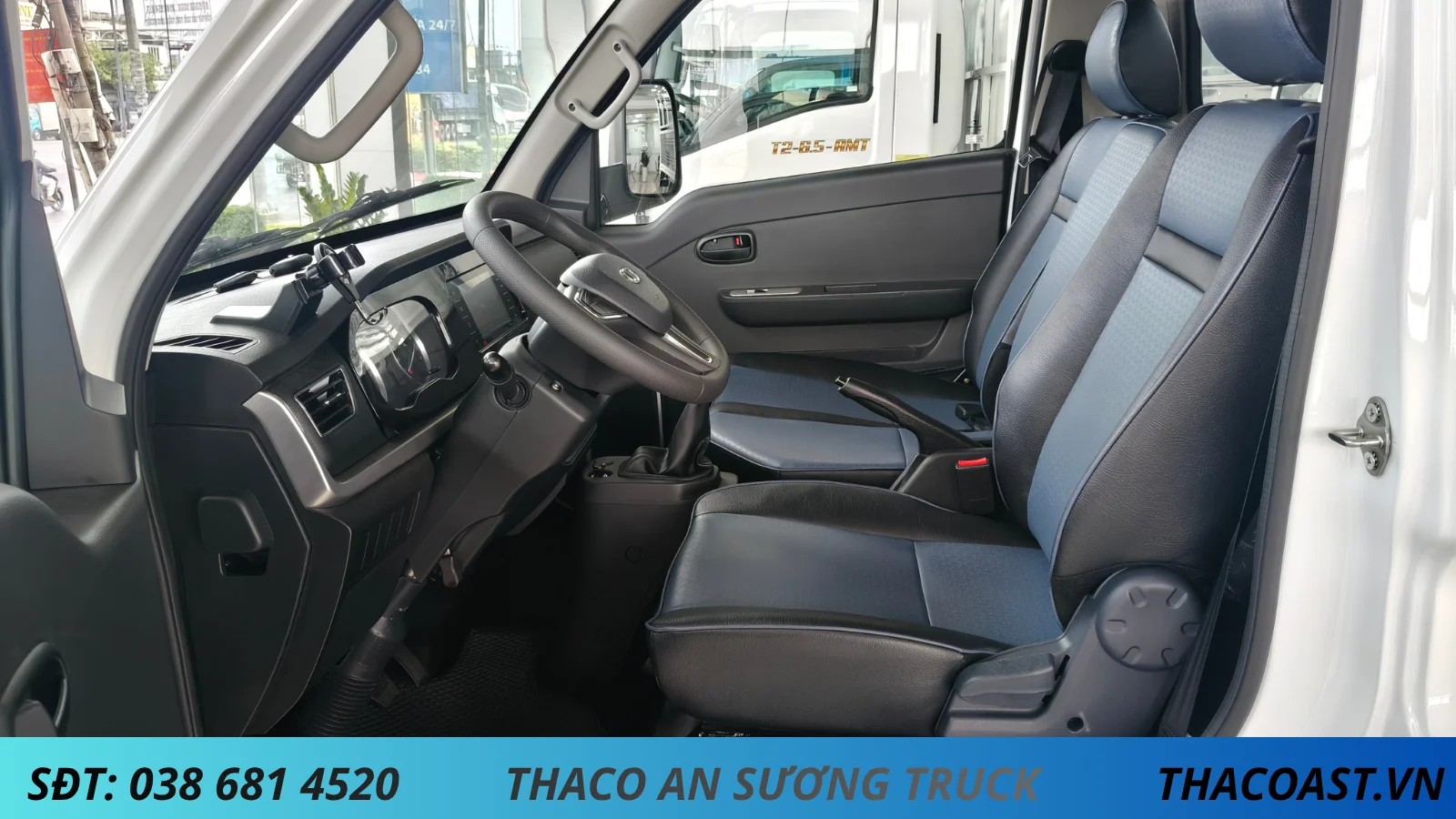 Nội thất xe tải Thaco Linker T4.5-3.5