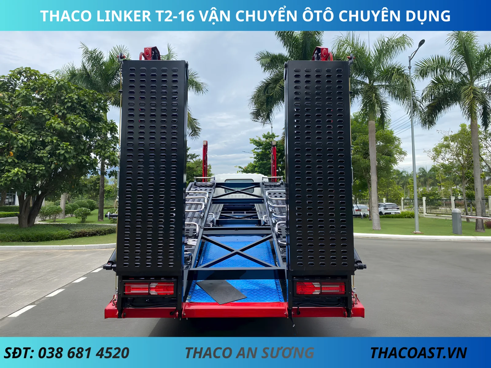 xe tải Thaco Linker T2-16 vận chuyển ôtô chuyên dụng