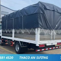 THACO LINKER T2-7.5 TẢI 3 TẤN 5 MUI BẠT (2) XE TẢI 3 TẤN 5 THACO LINKER T2-7.5 THÙNG MUI BẠT DÀI 5M2