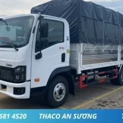 THACO LINKER T2-7.5 TẢI 3 TẤN 5 MUI BẠT XE TẢI 3 TẤN 5 THACO LINKER T2-7.5 THÙNG MUI BẠT DÀI 5M2