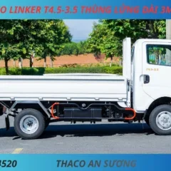 THACO LINKER T4.5-3.5 THÙNG LỬNG (4) XE TẢI 2 TẤN THACO LINKER T4.5-3.5 THÙNG LỬNG DÀI 3M5