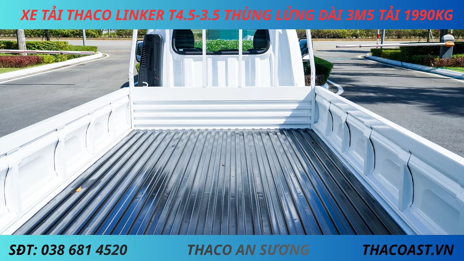 XE TẢI 2 TẤN THACO LINKER T4.5-3.5 THÙNG LỬNG DÀI 3M5