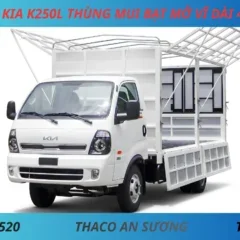 XE TẢI KIA K250L THÙNG MUI BẠT MỞ VĨ XE TẢI 2 TẤN KIA K250L THÙNG MUI BẠT MỞ VĨ DÀI 4M5