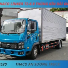 XE TẢI 3 TẤN 5 THACO LINKER T2-6.9 THÙNG KÍN DÀI 6M3