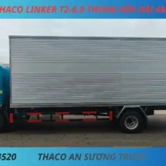 XE TẢI 3 TẤN 5 THACO LINKER T2-6.9 THÙNG KÍN DÀI 6M3