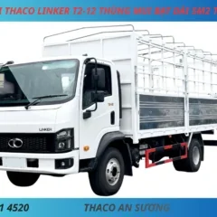 ẢNH NỀN THACO LINKER T2-12 5M2 THÙNG MUI BẠT XE TẢI 8 TẤN THACO LINKER T2-12 THÙNG MUI BẠT DÀI 5M2