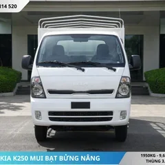 ĐẦU XE TẢI KIA K250 MUI BẠT BỬNG NÂNG Xe tải Kia K250 mui bạt bửng nâng
