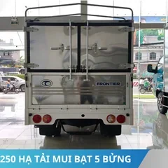 ĐUÔI XE TẢI KIA K250 HẠ TẢI MUI BẠT 5 BỬNG HÔNG XE TẢI KIA K250 HẠ TẢI MUI BẠT 5 BỬNG