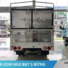 ĐUÔI XE TẢI KIA K250 MUI BẠT 5 BỬNG M52 XE TẢI KIA K250 MUI BẠT 5 BỬNG M52