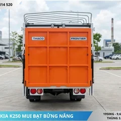 ĐUÔI XE TẢI KIA K250 MUI BẠT BỬNG NÂNG ĐUÔI XE TẢI KIA K250 MUI BẠT BỬNG NÂNG