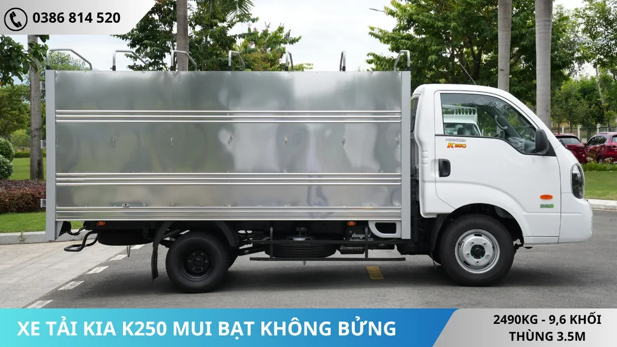 HÔNG XE TẢI KIA K250 MUI BẠT KHÔNG BỬNG HÔNG XE TẢI KIA K250 MUI BẠT KHÔNG BỬNG