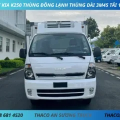 KIA K250 THÙNG ĐÔNG LẠNH (3) XE TẢI 2 TẤN KIA K250 THÙNG ĐÔNG LẠNH DÀI 3M45
