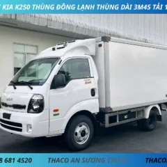 KIA K250 THÙNG ĐÔNG LẠNH (4) XE TẢI KIA K250 THÙNG ĐÔNG LẠNH THÙNG DÀI 3M45 TẢI 1990KG