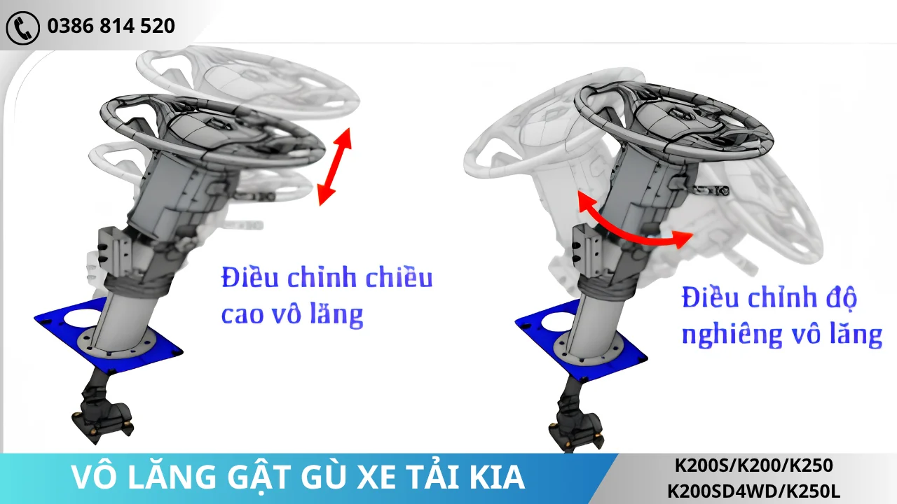 VÔ LĂNG GẬT GÙ XE TẢI KIA