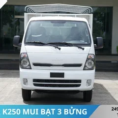XE TẢI KIA K250 MUI BẠT MỞ 3 BỬNG