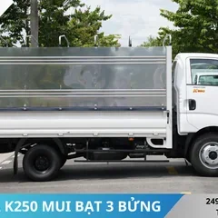 XE TẢI KIA K250 MUI BẠT MỞ 3 BỬNG